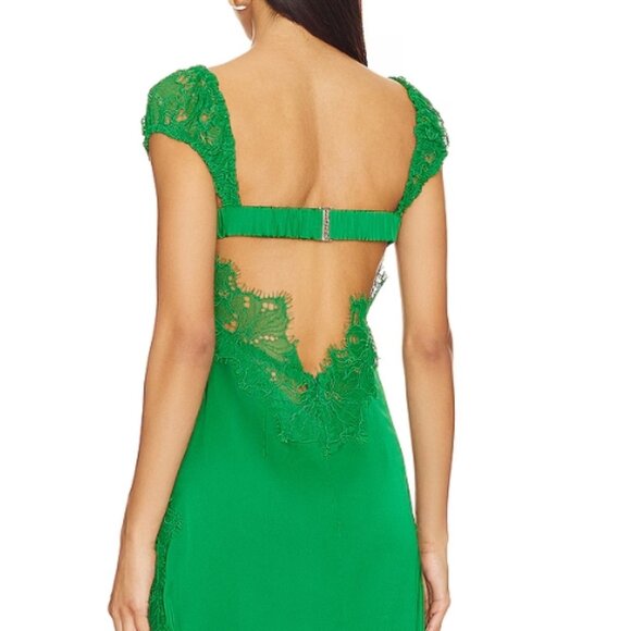 For Love And Lemons Green Maxi Dress - Picture 8 of 11